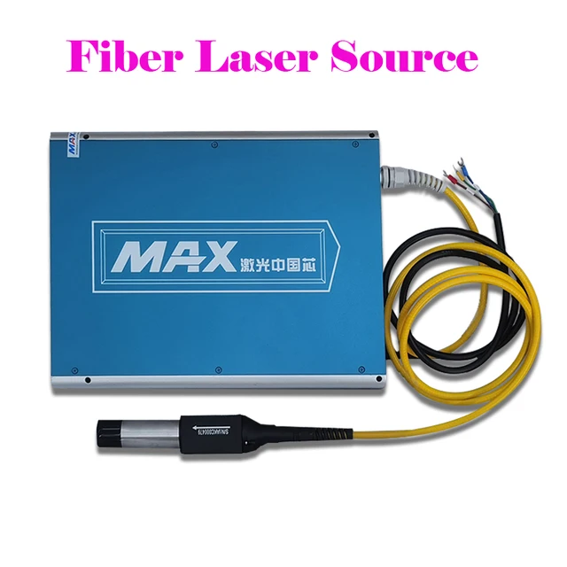 Original 50W Max Fiber Laser Source Q-switched Pulse GQM 1064nm for Laser Marking Machine DIY Parts Replacement 20W 30W 1