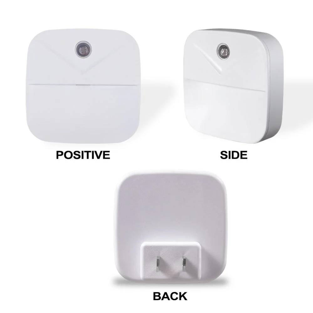 LED Night Light Wireless Light control Sensor EU Plug Dusk-to-Dawn Night Lights For Baby Kids Bedside Bedroom Corridor Lamp