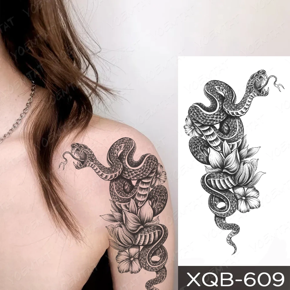 Koi Tattoo Stickers Punk Style Gold Carp Couple Herbal Juice Tattoo  Stickers Waterproof Lasting Men Women Tide Temporary Tattoo - AliExpress