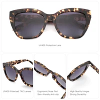 ZENOTTIC mode impression papillon lunettes de soleil polarisées à la main acétate lunettes de soleil pour les femmes conduite Protection UV400 4