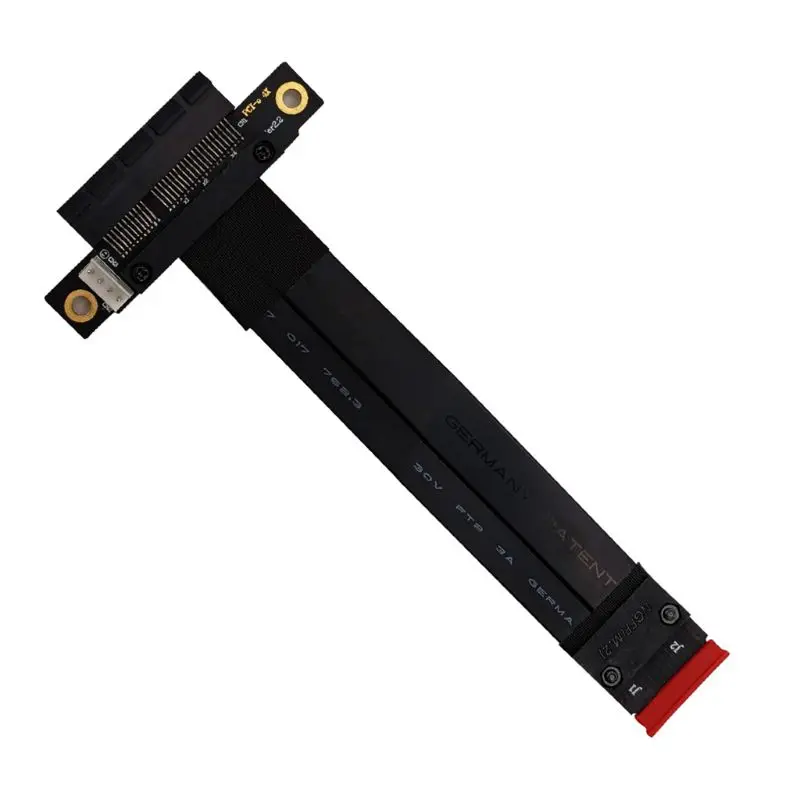 

Для M.2 NGFF NVME для ключа для M to PCIe 3.0 X4 Удлинительный кабель M2 Key-M Удлинительный шнур PCI-Express 4-контактный