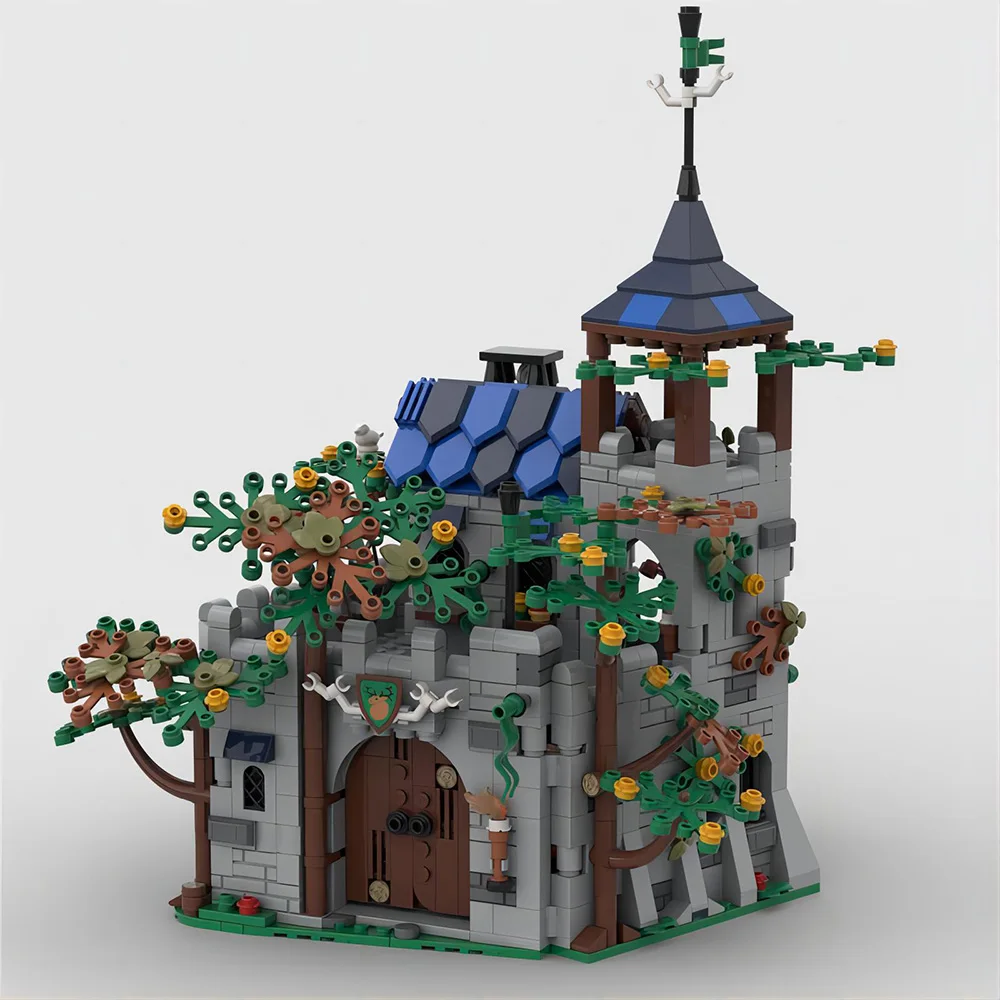 

1190 шт., Детский конструктор MOC в средневековом стиле