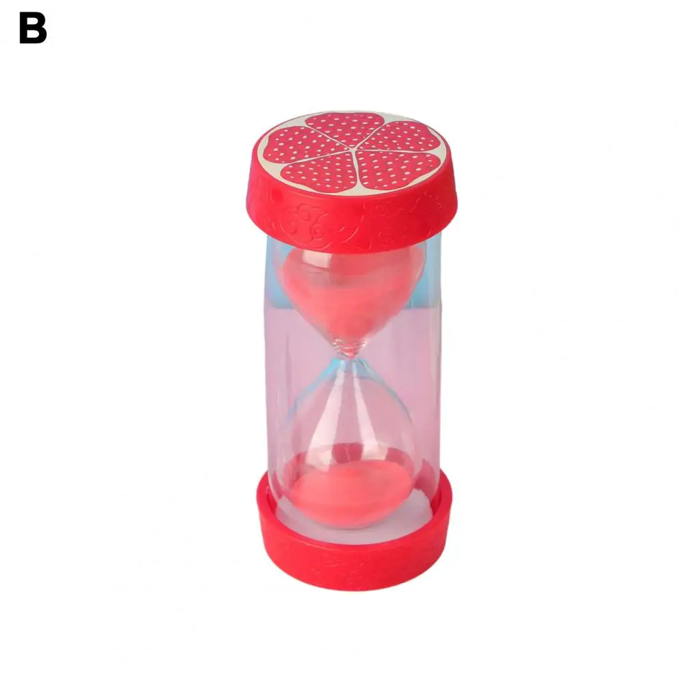 

Fruit Design Sand Timer Soothing Acrylic Hourglass Timer Set for Home Decoration Sensory Calming Sandglass Ornament with Fruit