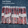 Archery Bowstring Recurve Bow String 12/16 Strands 48-70in Black White Red For Recurve Bow Long Bow Traditional Bow 4