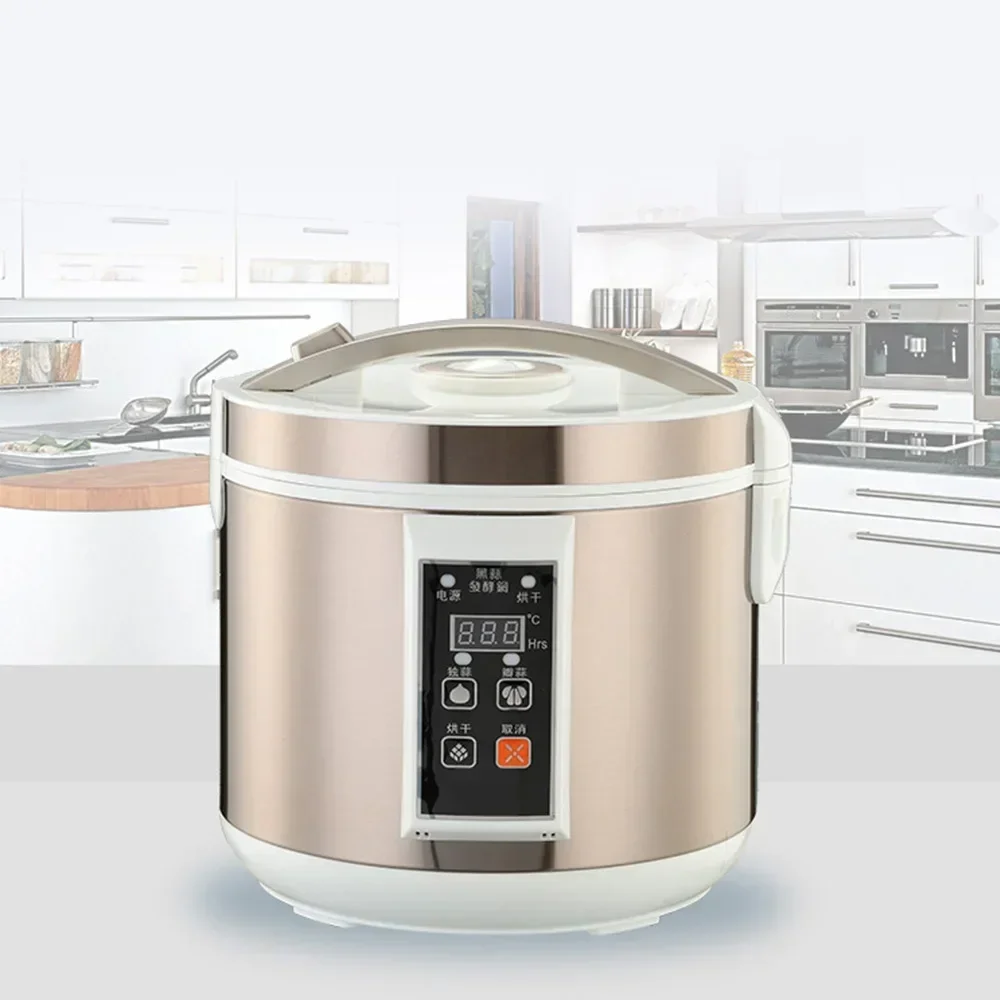 6L/5L Large Smart Automatic Black Garlic Maker Fermenting Zymolysis Machine Black Garlic Fermentation Pot Household DIY Cooker 3