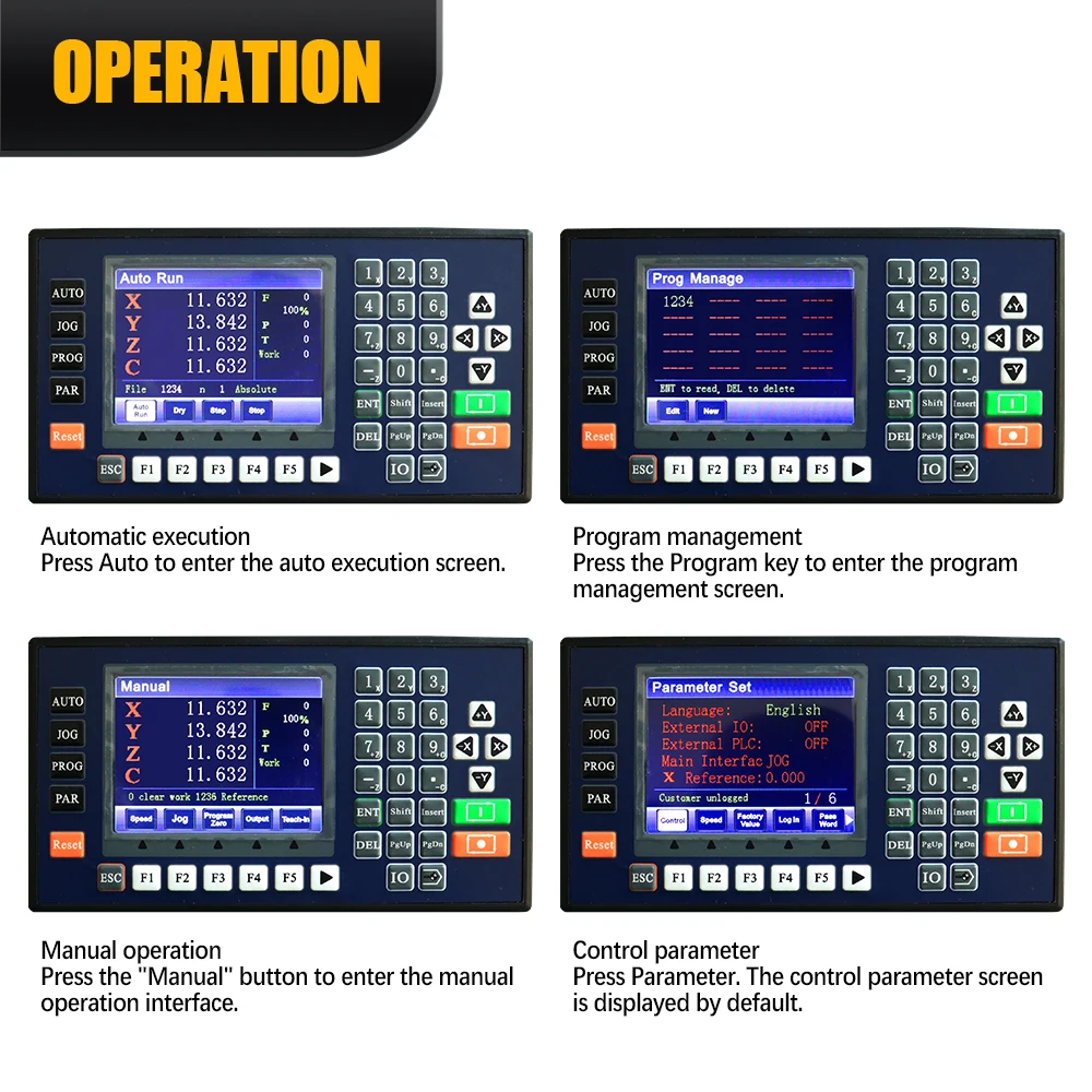 Controlador de movimento tc55v, 1-4 eixos, 150khz, controle de
