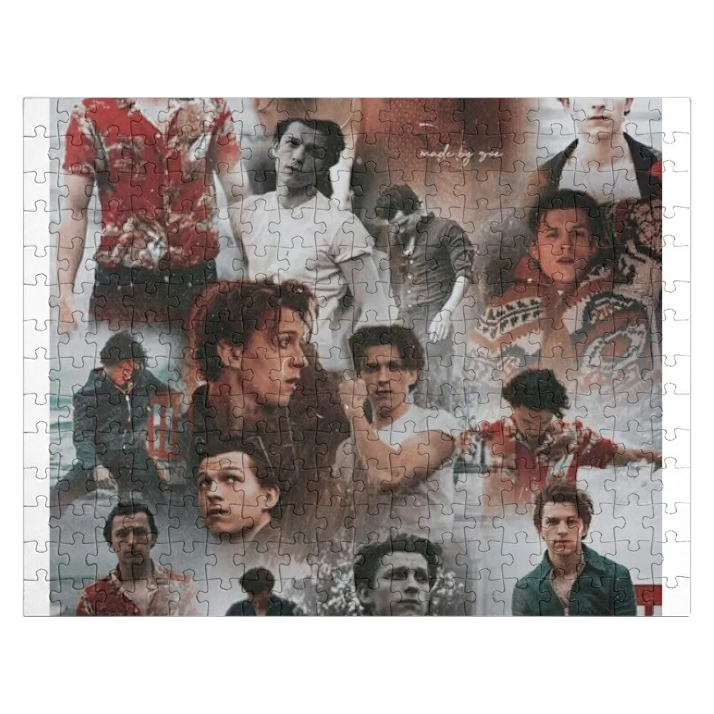 

colage pose tomholland Jigsaw Puzzle Personalize Puzzle Personalized Baby Object Christmas Toys