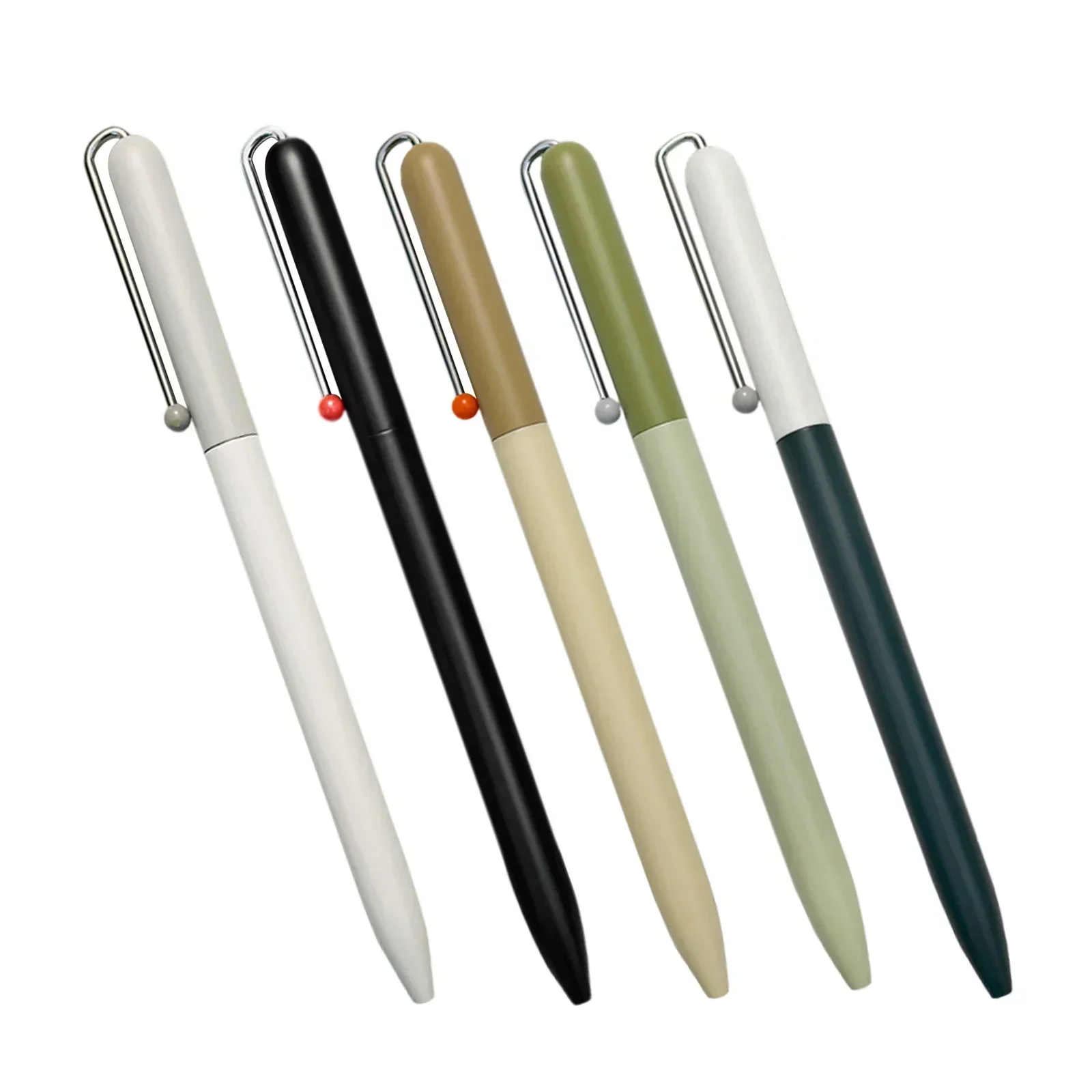 New High-end Hongdian G1 Metal rotary neutral pen ballpoint pens business signature pen with black refill quick drying water pen 2