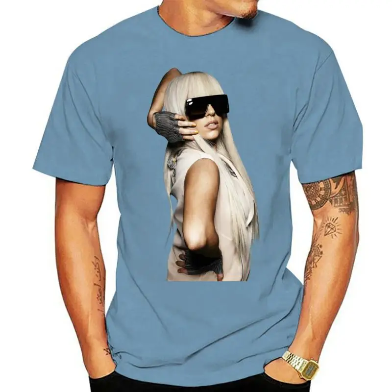 

Men T Shirt T-shirt lady gaga black tshirts Women T-Shirt