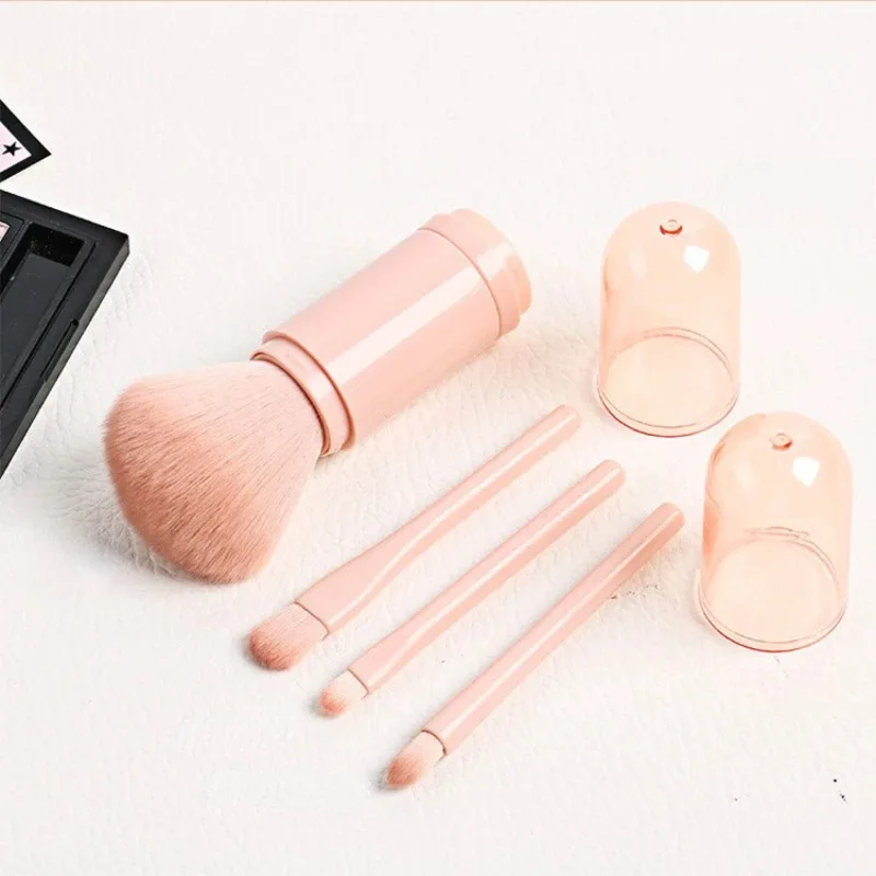 4 In 1 Makeup Brush Mini Eye Shadow Brush Powder Convenient Makeup Beauty Tools makeup brush set makeup brush makeup tool set makeup tool