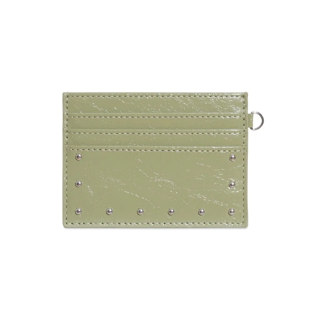 Compact Ultra Thin Cracked Leather Card Wallet Mini Size Multiple thumbnail 5
