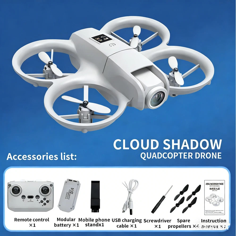 ตัวเลือกสินค้า โดรนถ่ายวิดีโอ 4K บินค้างได้ พร้อม WIFI FPV ไฟสีสดใส พับเก็บได้