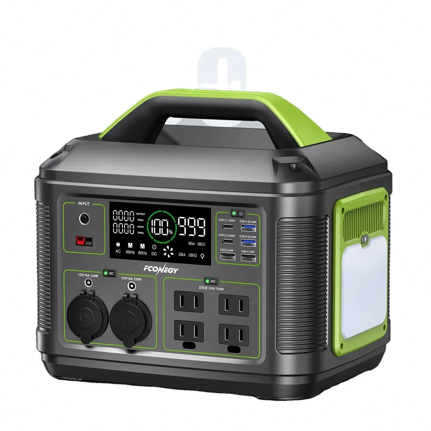 

Solar generator 600 w Lithium battery solar portable power station