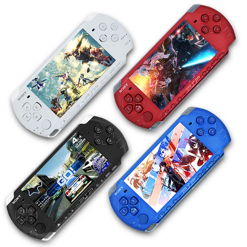 Original Sony PSP 3000 Handheld Game Console PlayStation Portable PSP-3006 Arcade Game Console Holiday Gift with Free Games 2