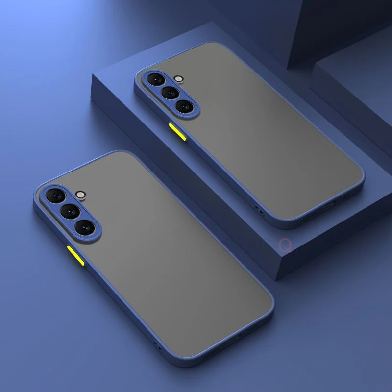Matte Translucent Silicone Hard Case - Sleek & Protective Back Cover