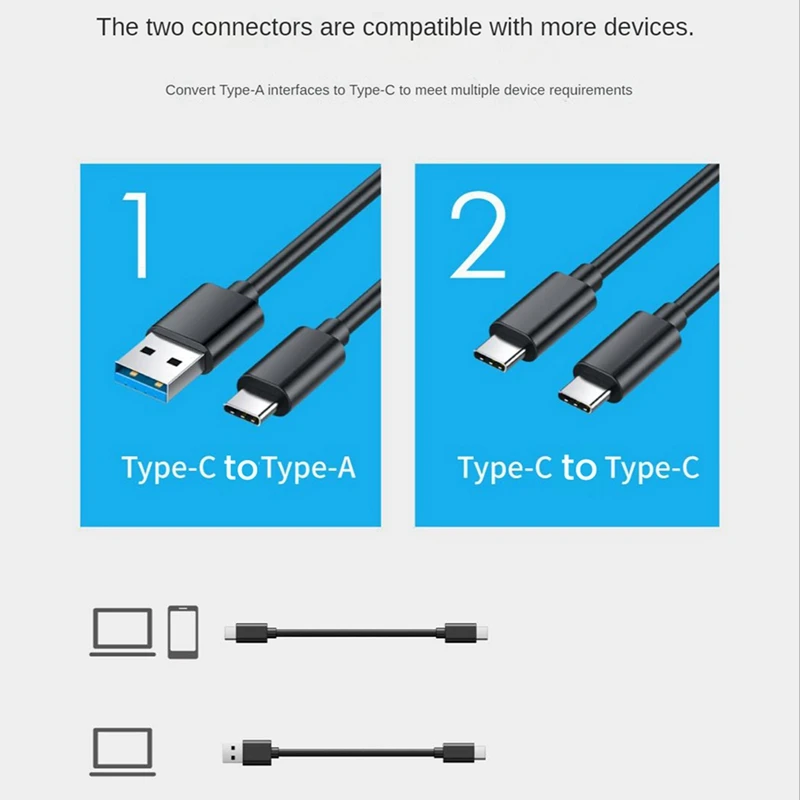 ܺ ָ Ʈ ̺ ̽, 2X M2 SSD ̽, M.2 NVME 2230 SSD Ŭ, USB 3.2 10Gbps-NVME M-Ű