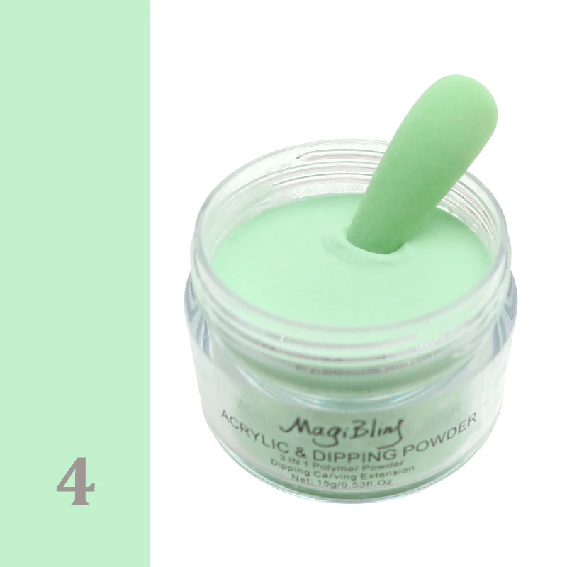 15g/Box Acrylic Powder Light Color Carved Powders Pigment Dust Nail Polymer Tips Extension Gel Nail Professional Supplies nail powder manicure tools acrylic nail powder nail kit nail tools
