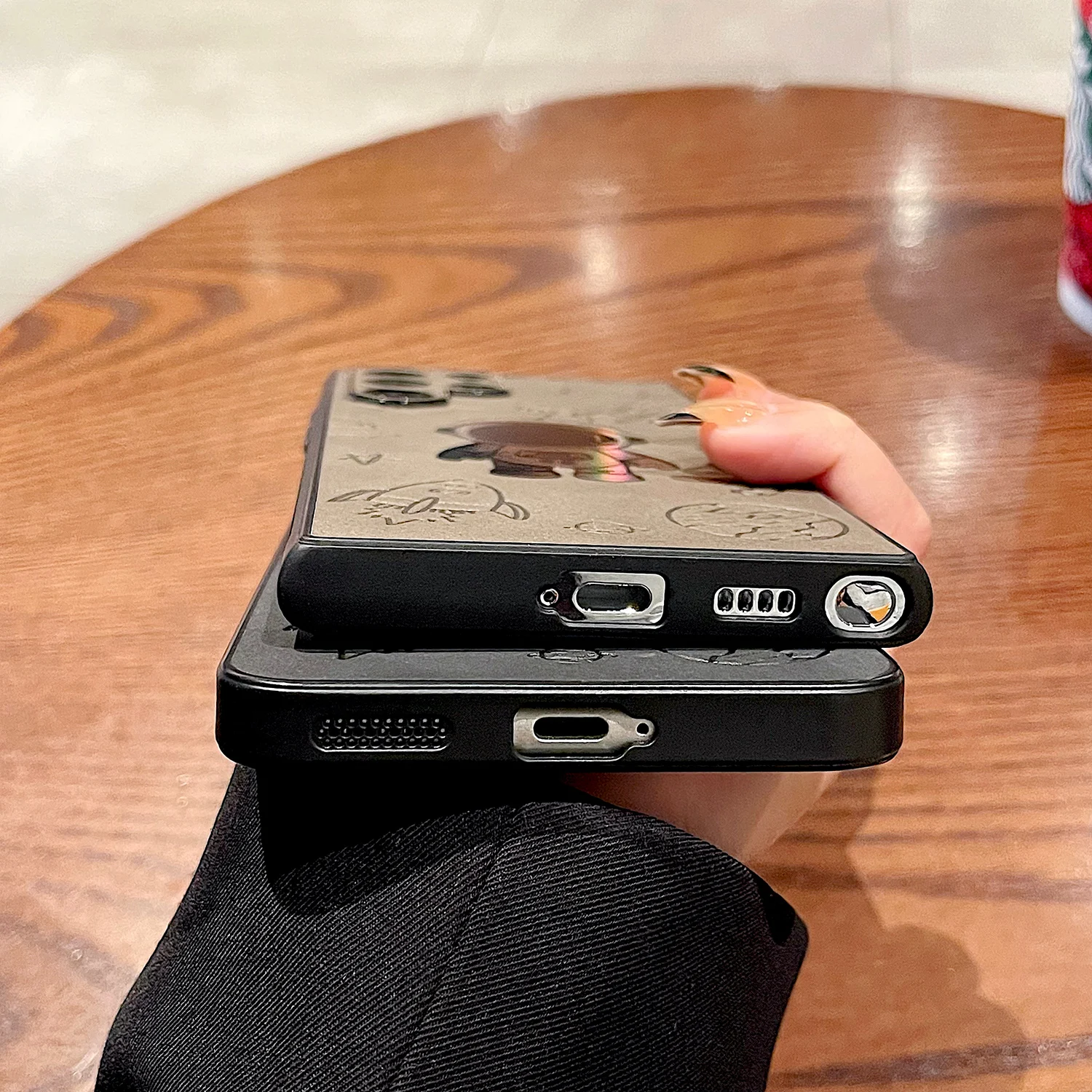 Coque de téléphone rigide en cuir d'astronaute Laser, étui arrière antichoc antichoc pour Huawei P60 Mate 60 50 40 30 Pro_voghion.com