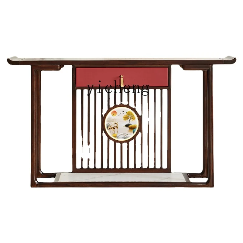 

YY New Chinese Style Console Tables Ash Wood Ugyen Wood North American Household a Long Narrow Table