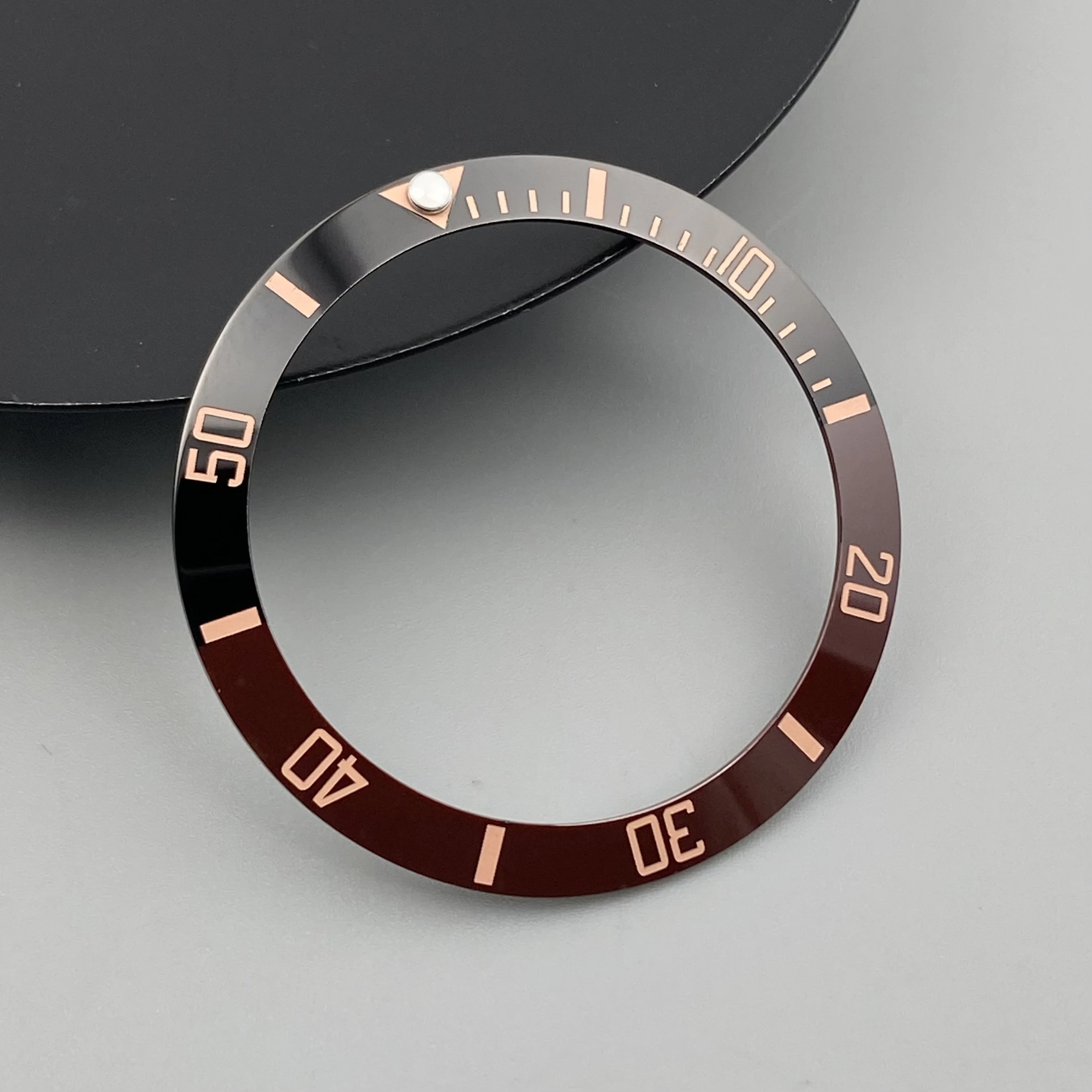 Ceramic & Aluminum Bezel GMT Diving Watch Insert for 40mm Watch Case Replacement