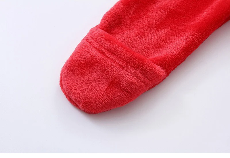 Ircomll Neugeborenen Baby Weihnachten Kleidung Herbst Jungen Mädchen Overall Neugeborenen einteiliges Fleece Säuglingsspielanzug Elch Baby Outfits Kostüm – Detail 8