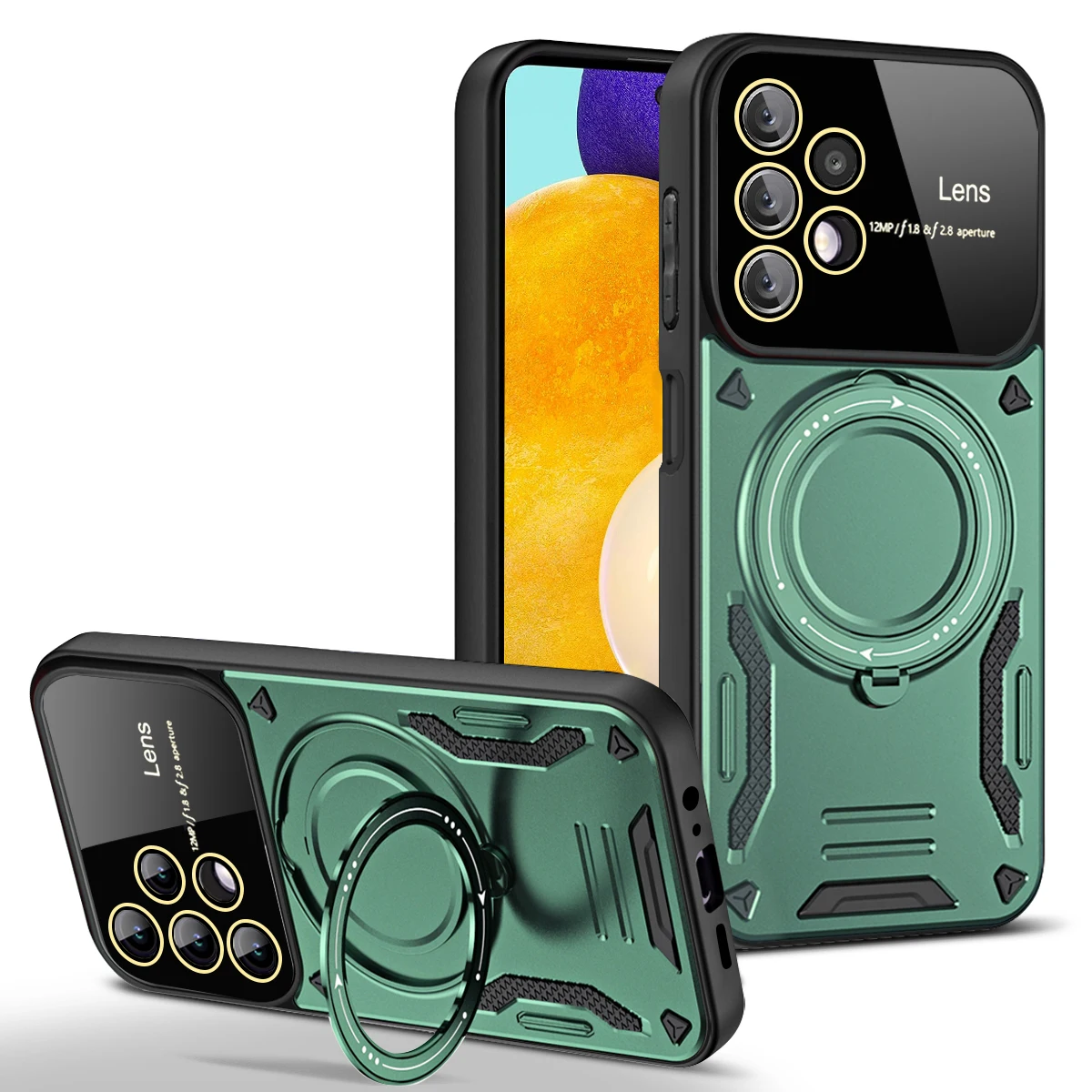Enhanced Magnetic Stand Military Grade Protective Case