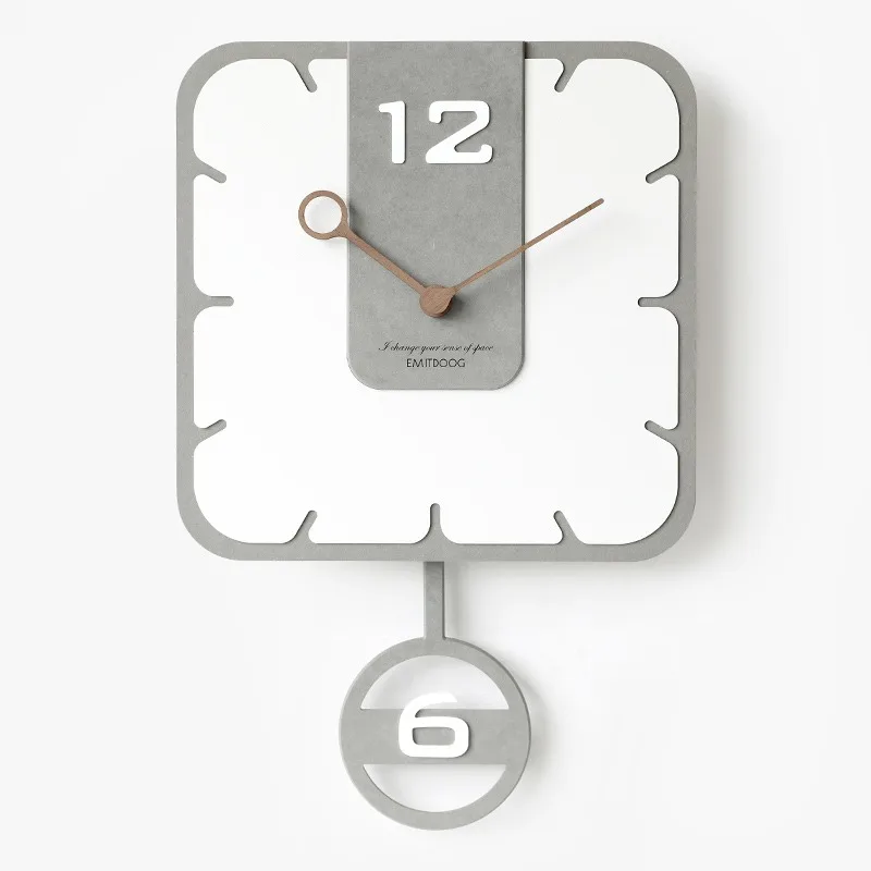 Rectangel Pendulum Wall Clock B  