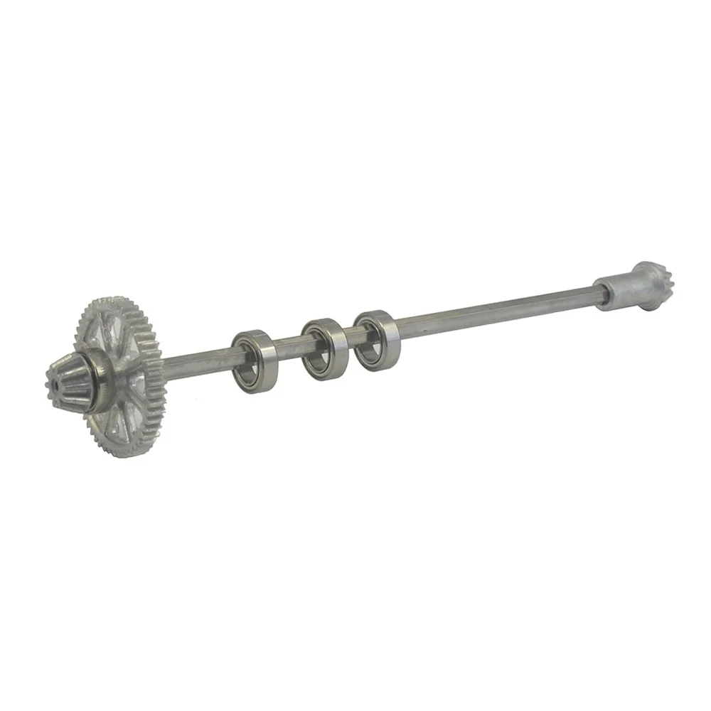 

Metal Main Drive Shaft with Bearing Set QZJ04 for Xinlehong Q901 Q902 Q903 9130 9136 9137 1/16 RC Car Spare Parts