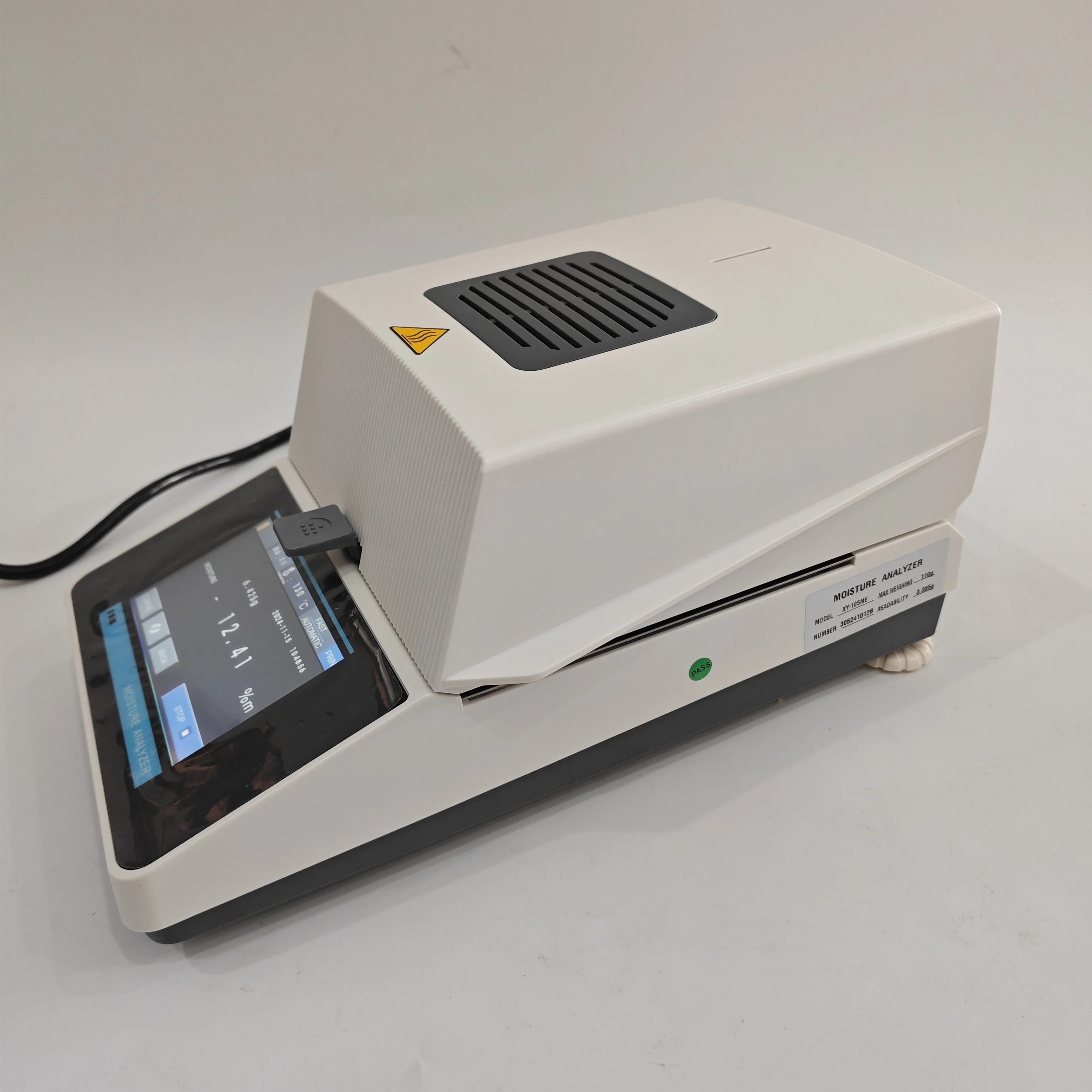 Automatic Halogen Heating Moisture Meter Analyzer Tester 50g/0.005 100g/0.005 grain moisture meter