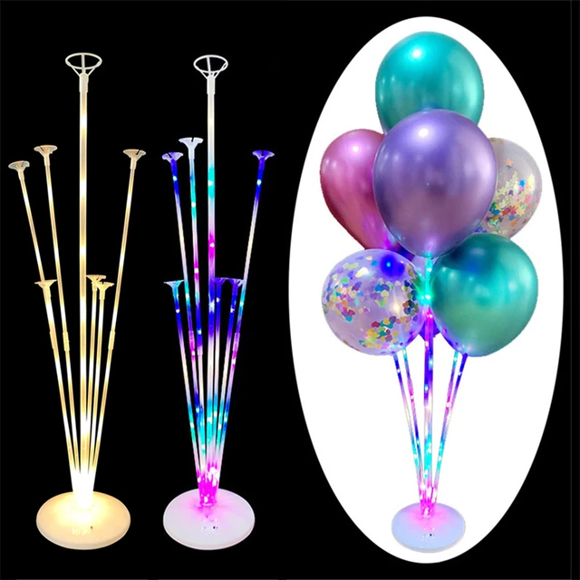 Colonne de Support pour Ballons, confettis, décoration de fête d' anniversaire, de mariage, pour fête prénatale, pour enfants - AliExpress