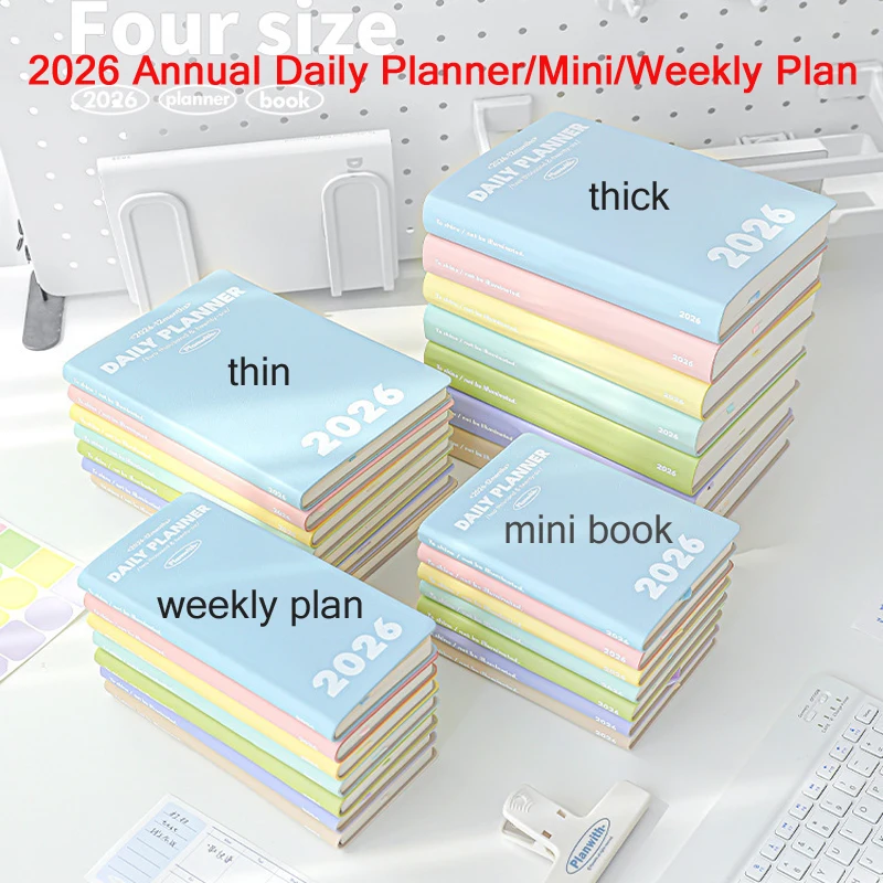 Enhanced Productivity Planner Notebook with Annual, Weekly, and Monthly Agenda & To-Do Lists