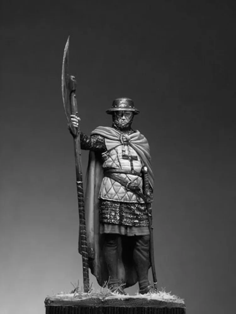 Neue unmontierte 1/32 54mm Sergeant der Teutonic Order 54mm Resin Kit DIY Spielzeug Unbemalte Kits