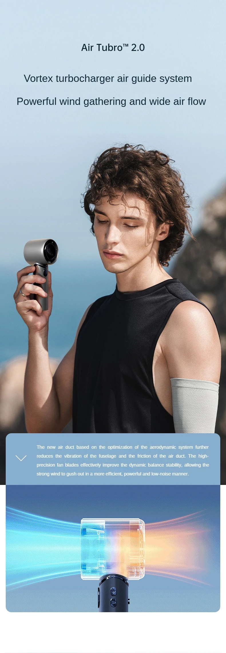 Description Picture 6 of itemCustomization Portable Rechargeable Personalized Air Cooling Fan