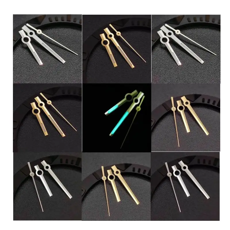 Mod 2824 Strong Blue Luminous Date Watch Hands 8215 Pointer Adatto Per Rlx 8215 8213 2824 2836 Movimento Meccanico