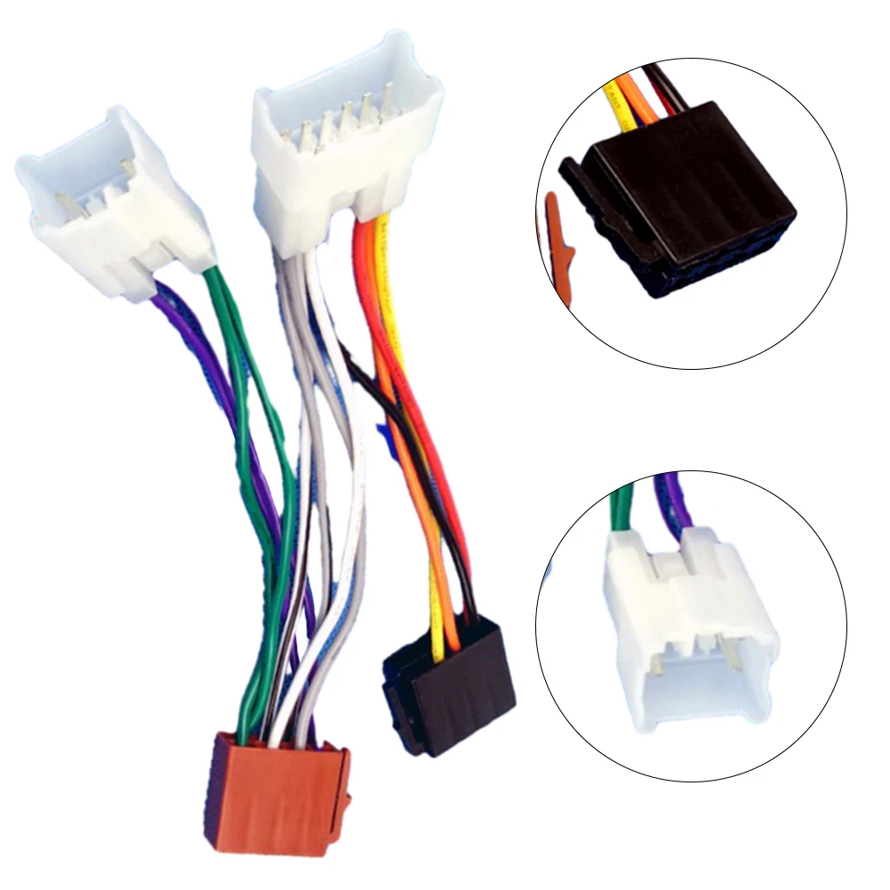 Performance Tested Car ISO Radio Stereo Wiring Harness Cable Adapter Connector Plug for Toyota  Accurate and Precise