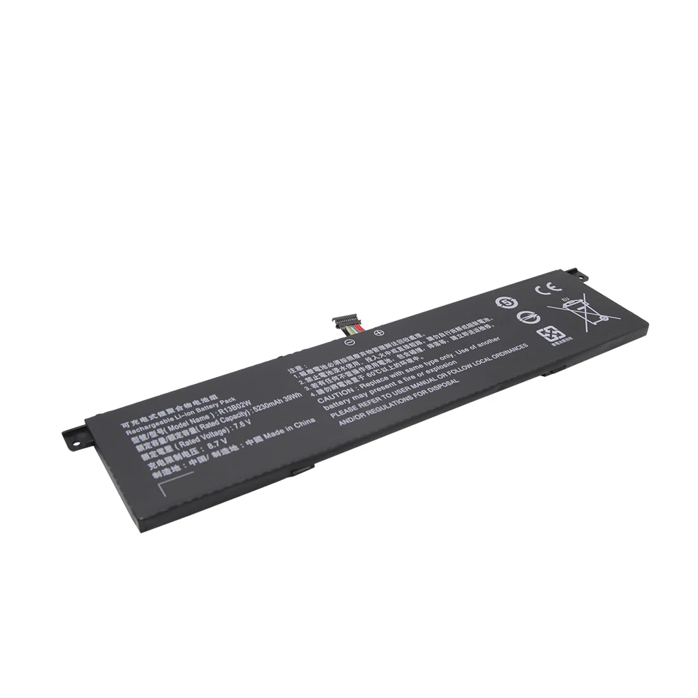 Bateria do Portátil para Xiaomi mi ar 13 13.3 Série Tablet Computador Portátil 16130101 R13b02w 7.6v 5230mah 39wh R13b01w - Imagem 2