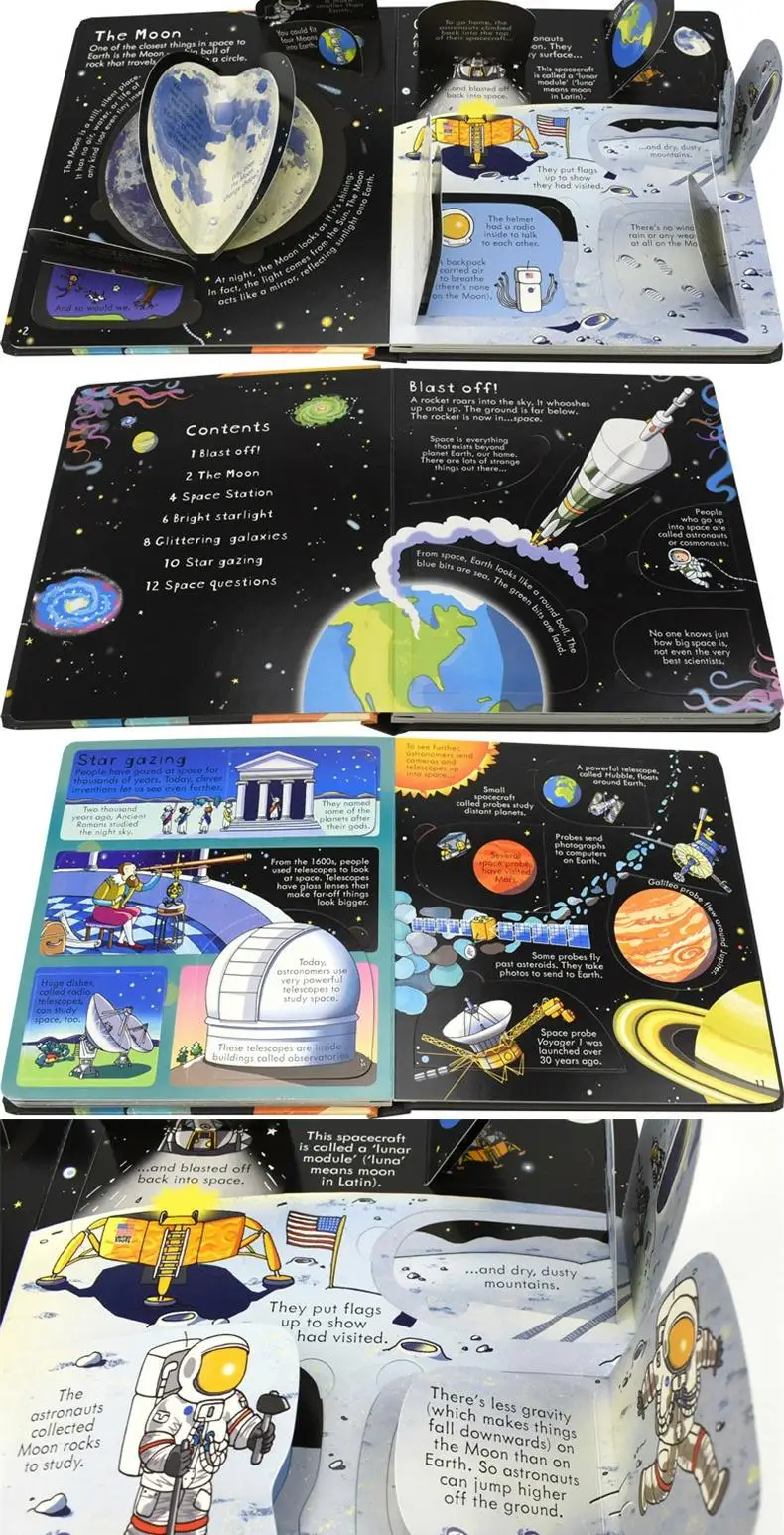 Usborne Look Inside Space, Children's books aged 4 5 6 7