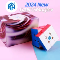 New GAN 15 Maglev  Stickerless Magnetic Speed Cube 3x3 Professional gan 15 Magic Cube Puzzle Toys gan15 maglev Pro Cubo Magico 1