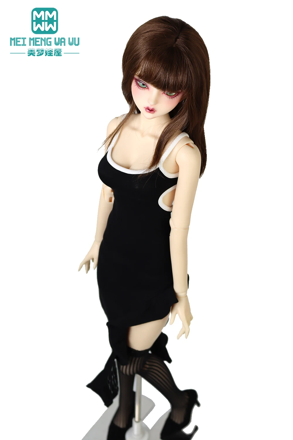 Fits BJD Doll Clothes 60cm 1/3 1/4 MSD DD SD Stylish fishtail slip dress Girl's Gift