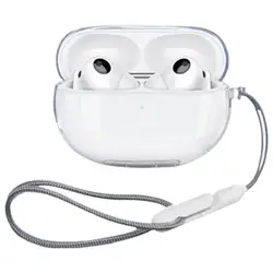 Luxury Shockproof Soft - Shell Earphone Protective Case with Hook (Lvory)