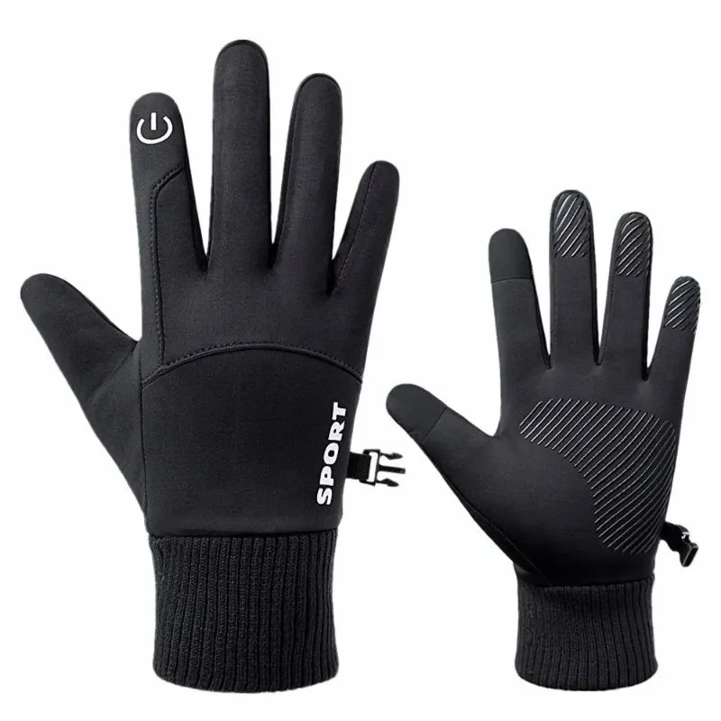 Full Finger Sports Touch Screen RidingGgloves Men's Driving Anti-Wear And Warm Gloves Autumn And Winter Clothing Accessories