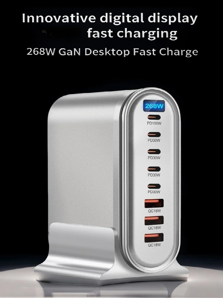 GaN Fast Charger 8-Port 268W