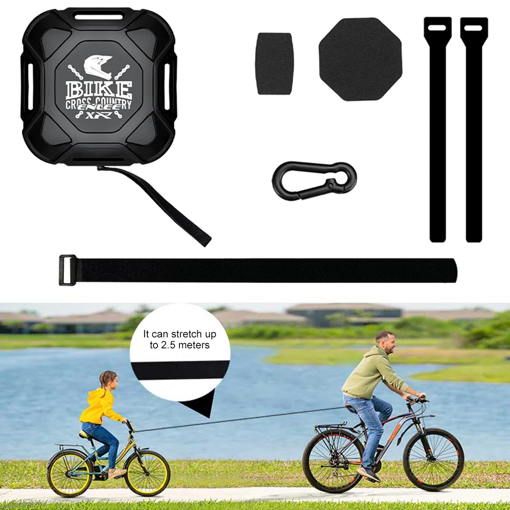 Retractable Bicycle Tow Rope Mountain Bike Parent-Child Pull Rope Flexible Trailer Rope Outdoor Tools 2