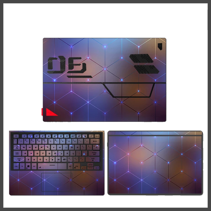 Dazzle Vinyl Special Skin Sticker Per Asus Rog Flow Z13 Gz301 Gaming 2022 Gz301Vf Muslimate 2023