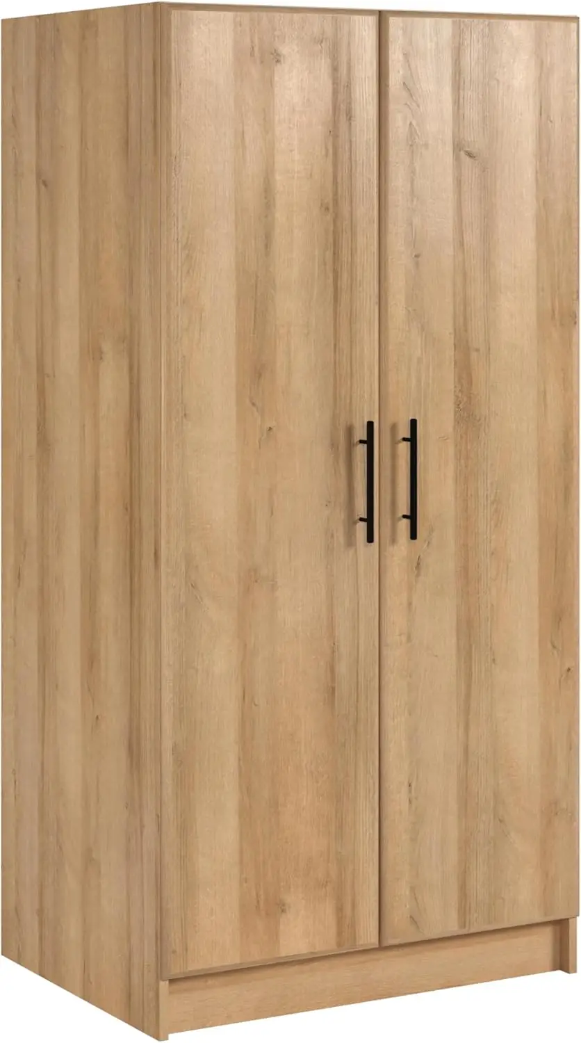 

Prepac Elite 32 inch Storage Cabinet, 16" D x 32" W x 65" H, Oak