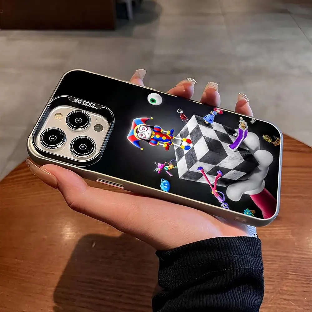Sleek Silver Circus Phone Case