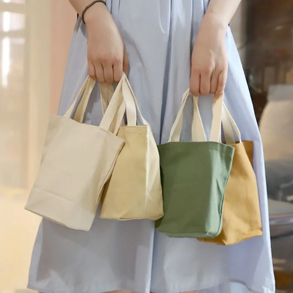 

Bucket Bags Beach Bag Temperament Mini Bag Women Handbags Coffee Milk Tea Bags Spring Day Picnic Bags Korean Style Canvas Bags