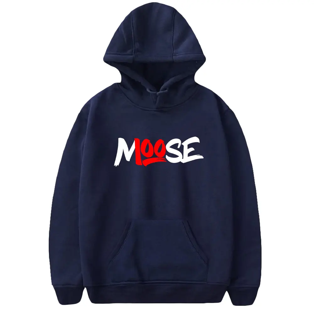MooseCraft Hoodie Unisex Long Sleeve Men Women Hooded Sweatshirt Casual Style Social Media Star Fashion Clothes