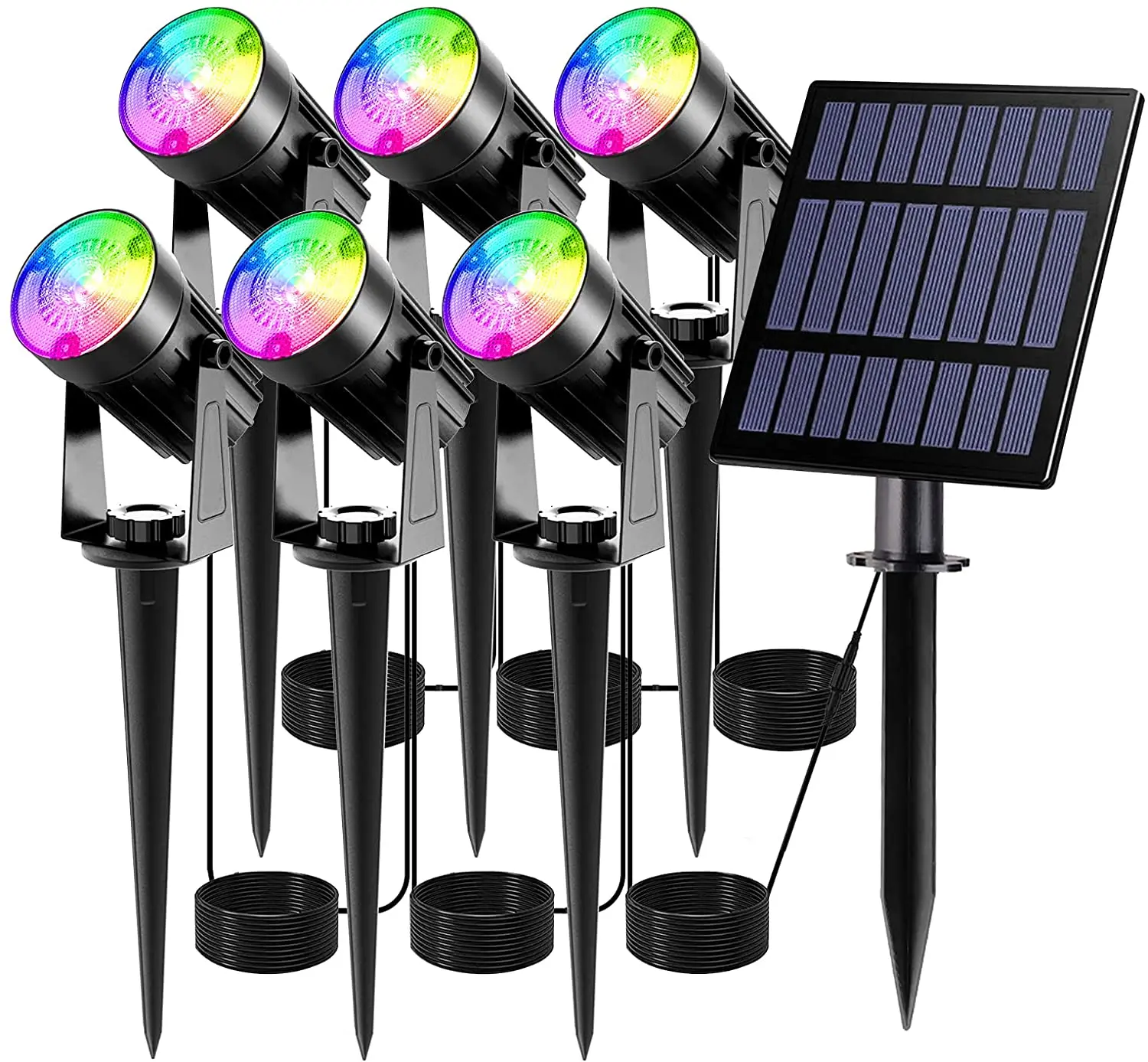 Led Solar Light Outdoors Ip65 Waterproof Warm White Cold White Solar Garden Lighting Outdoor Decoration Lawn Lamps