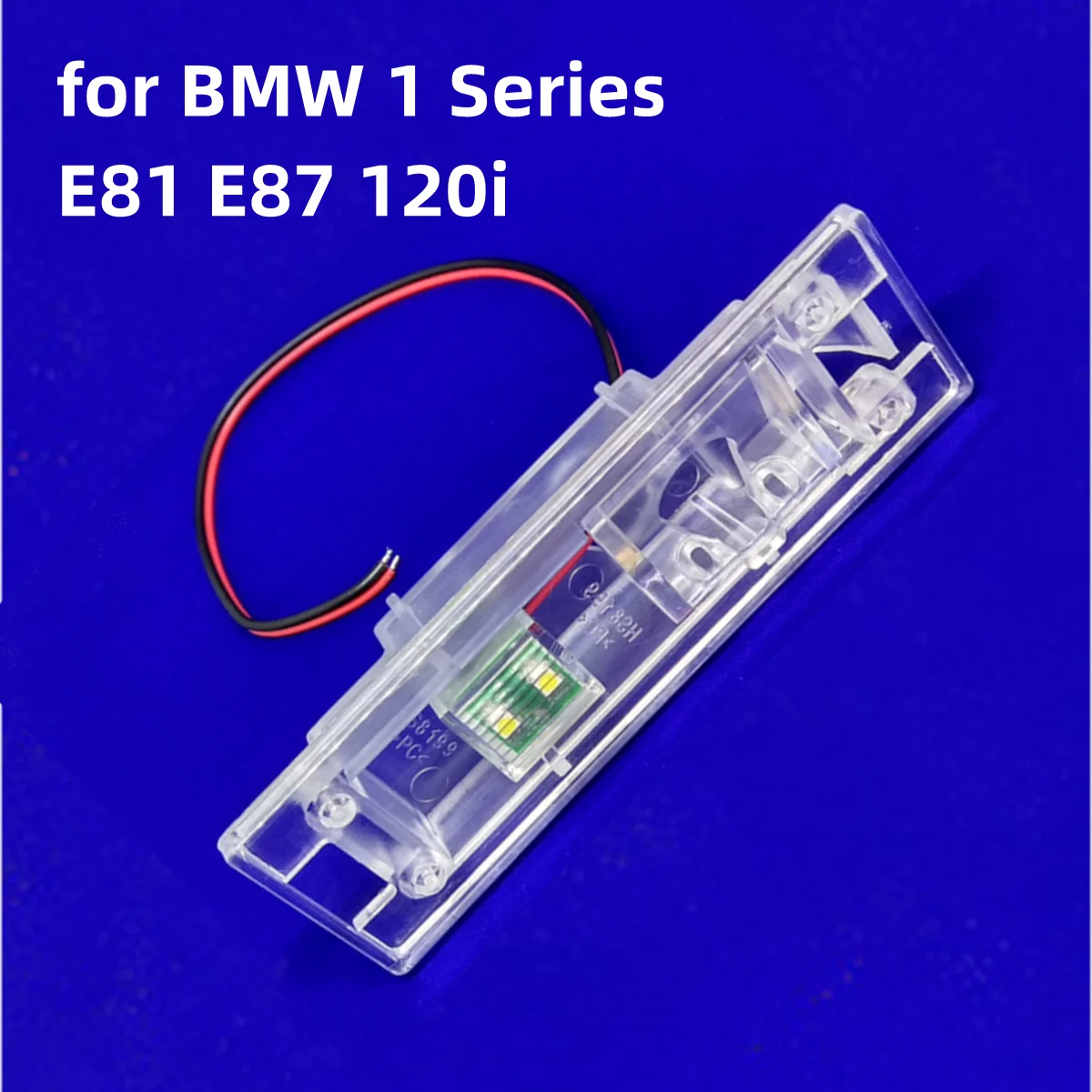 Per Bmw Serie 1 E81 E87 120I Car Reverse Rear View Camera Mount Holder Light Housing Targa Con Luce A Led